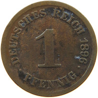 KAISERREICH PFENNIG 1896 G  #c082 0331 - 1 Pfennig