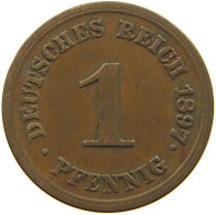 KAISERREICH PFENNIG 1897 E  #a096 0055 - 1 Pfennig