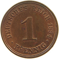 KAISERREICH PFENNIG 1894 A  #c017 0255 - 1 Pfennig