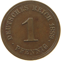 KAISERREICH PFENNIG 1889 G  #c006 0245 - 1 Pfennig