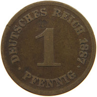 KAISERREICH PFENNIG 1887 F  #c083 0591 - 1 Pfennig