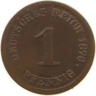 KAISERREICH PFENNIG 1876 GRAVIERT EHREN PFENNIG #a014 0399 - 1 Pfennig