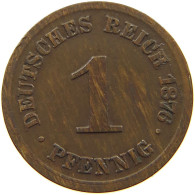 KAISERREICH PFENNIG 1876 F  #a096 0067 - 1 Pfennig