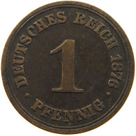 KAISERREICH PFENNIG 1876 B  #a067 0249 - 1 Pfennig