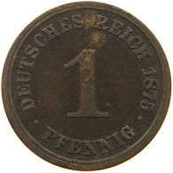 KAISERREICH PFENNIG 1875 J  #a096 0081 - 1 Pfennig