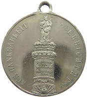 KAISERREICH MEDAILLE 1887 ZUR ERINNERUNG AN DIE EINWEIHUNG DES KRIEGER DENKAMLS ZU KÖNIGSHOFEN #sm01 0301 - Other & Unclassified