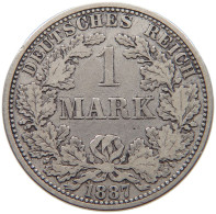 KAISERREICH MARK 1887 A  #a081 0543 - 1 Mark