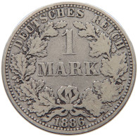 KAISERREICH MARK 1886 A  #a081 0531 - 1 Mark