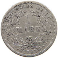 KAISERREICH MARK 1881 F  #a073 0589 - 1 Mark