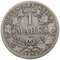 KAISERREICH MARK 1874 G  #s001 0005 - 1 Mark
