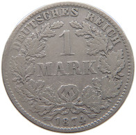 KAISERREICH MARK 1874 D  #a073 0605 - 1 Mark