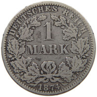 KAISERREICH MARK 1874 A  #a082 0363 - 1 Mark