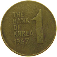 KOREA WON 1967  #s066 0831 - Coreal Del Sur