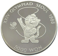 KOREA 5000 WON 1986  #sm05 0179 - Coreal Del Sur