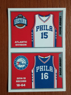 ST 19 - NBA SEASONS 2015-16, Sticker, Autocollant, PANINI, No 53 Home Jersey Philadelphia 76ers - Libros