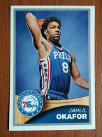 ST 19 - NBA SEASONS 2015-16, Sticker, Autocollant, PANINI, No 57 Jahlil Okafor Philadelphia 76ers - Libros