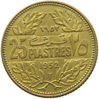 LEBANON 25 PIASTRES 1952  #s041 0007 - Liban