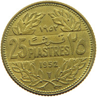 LEBANON 25 PIASTRES 1952  #a081 0063 - Lebanon