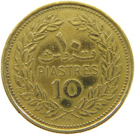 LEBANON 10 PIASTRES 1972  #a081 0293 - Liban