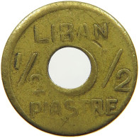 LEBANON 2 1/2 PIASTRE   #a094 0371 - Liban