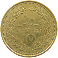 LEBANON 10 PIASTRES 1970  #a081 0283 - Lebanon