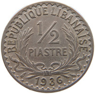 LEBANON 1/2 PIASTRE 1936  #a072 0583 - Lebanon