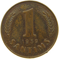 LATVIA SANTIMS 1939  #a085 0999 - Letland