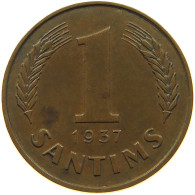 LATVIA SANTIMS 1937  #a085 1001 - Latvia