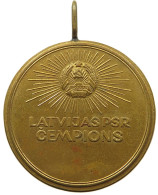 LATVIA MEDAL  LATVIJAS PSR CEMPIONS #tm5 0463 - Letonia