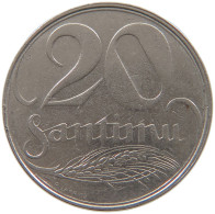 LATVIA 20 SANTIMU 1922  #a080 0321 - Lettonia