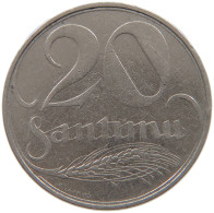 LATVIA 20 SANTIMU 1922  #a080 0259 - Lettonia