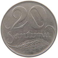 LATVIA 20 SANTIMU 1922  #a072 0633 - Lettonie