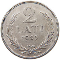 LATVIA 2 LATI 1925  #c016 0261 - Latvia