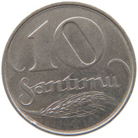 LATVIA 10 SANTIMU 1922  #s022 0059 - Lettland