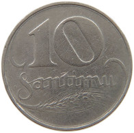 LATVIA 10 SANTIMU 1922  #s040 0503 - Lettonia