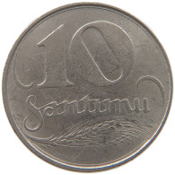 LATVIA 10 SANTIMU 1922  #a080 0553 - Latvia