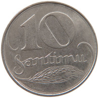 LATVIA 10 SANTIMU 1922  #s022 0057 - Letonia