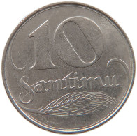 LATVIA 10 SANTIMU 1922  #s022 0057 - Latvia