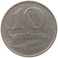 LATVIA 10 SANTIMU 1922  #c066 0007 - Letland