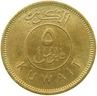 KUWAIT 5 FILS 1962  #s080 0429 - Koweït