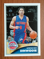 ST 20 - NBA SEASONS 2015-16, Sticker, Autocollant, PANINI, No 110 Spencer Dinwiddie Detroit Pistons - Livres