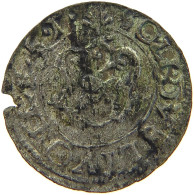 LIVONIA SOLIDUS SCHILLING 1651 Christina (1632-1654) #c039 0487 - Lithuania