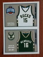 ST 20 - NBA SEASONS 2015-16, Sticker, Autocollant, PANINI, No 131 Home Jersey Milwaukee Bucks - Libros