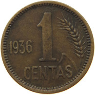 LITHUANIA CENTAS 1936  #s078 1177 - Lituania