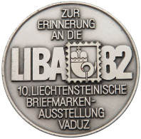 LIECHTENSTEIN MEDAL 1982 BRIEFMARKENAUSSTELLUNG VADUZ #tm2 0055 - Autres & Non Classés