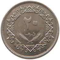 LIBYA 20 DIRHAMS 1975  #a050 0005 - Libia