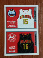 ST 20 - NBA SEASONS 2015-16, Sticker, Autocollant, PANINI, No 144 Home Jersey Atlanta Hawks - Livres