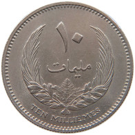 LIBYA 10 MILLIEMES 1965  #a050 0127 - Libye