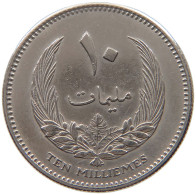 LIBYA 10 MILLIEMES 1965  #a046 0423 - Libia