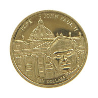 LIBERIA 10 DOLLARS 2003 GOLD #t150 0327 - Liberia